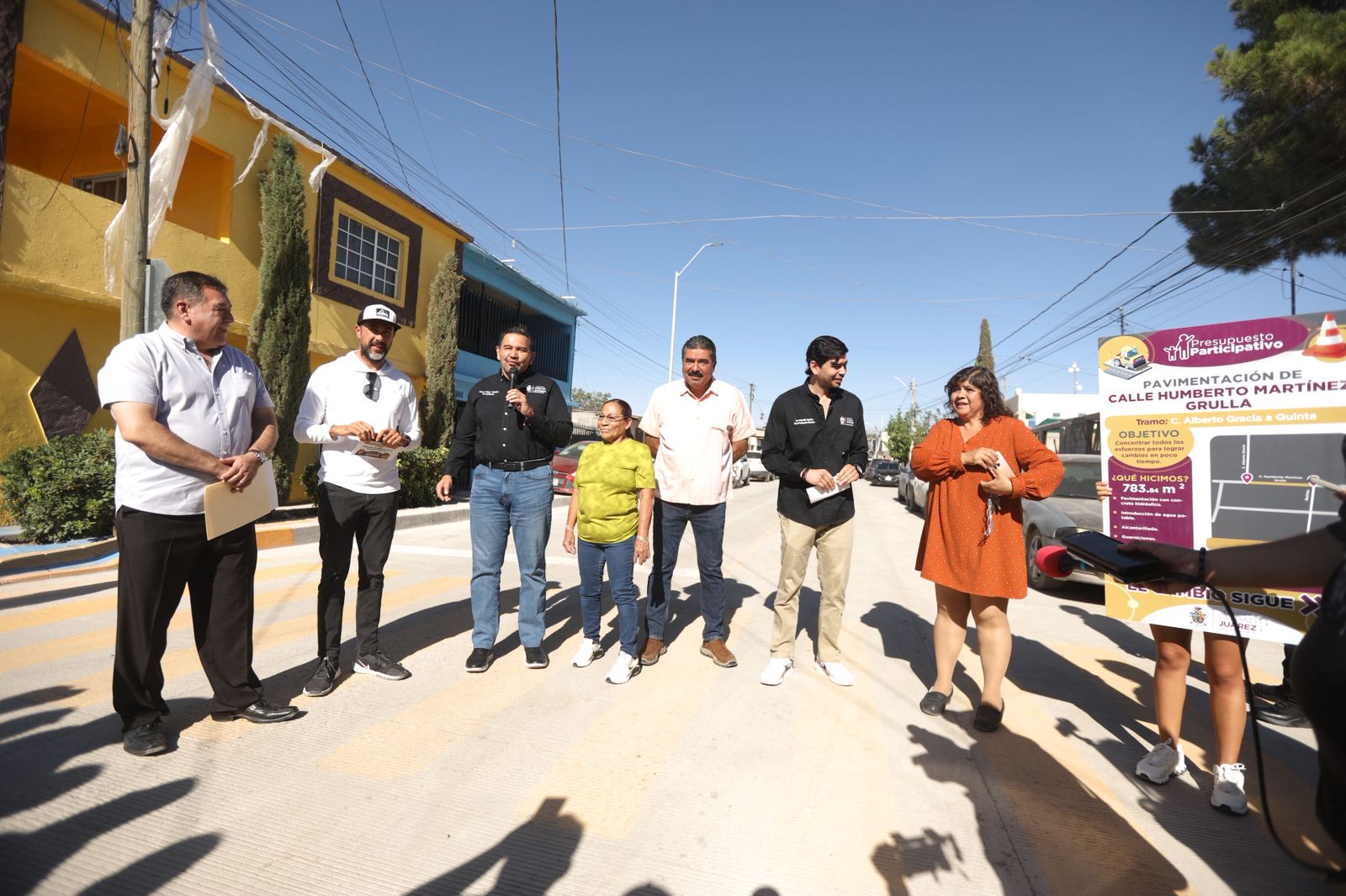 Entregan tres obras de pavimentación en beneficio de colonias populares