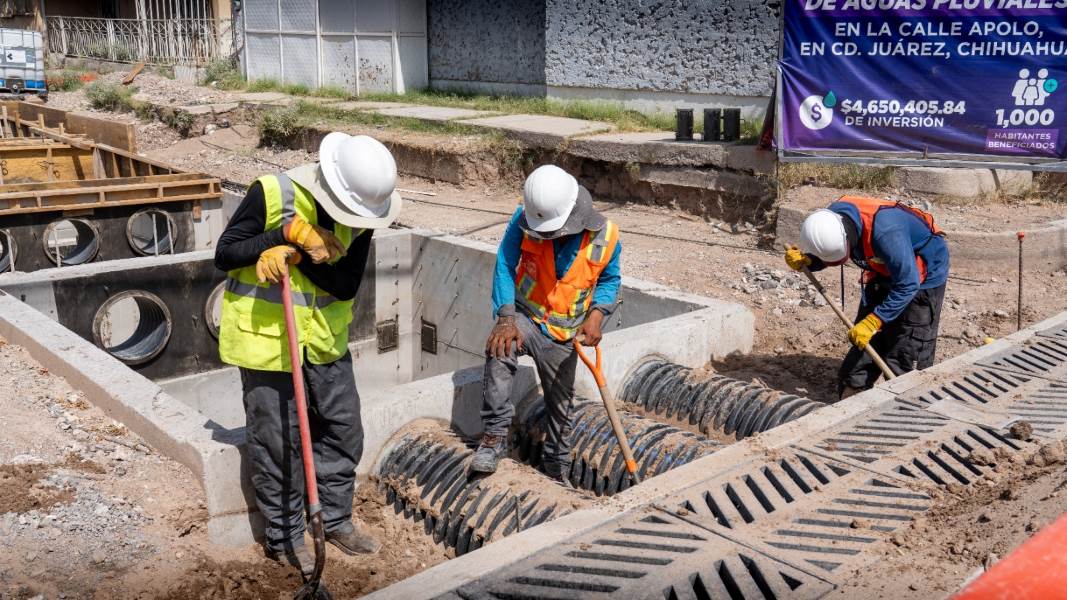Obra de captación pluvial reduce inundaciones en la colonia Olimpia