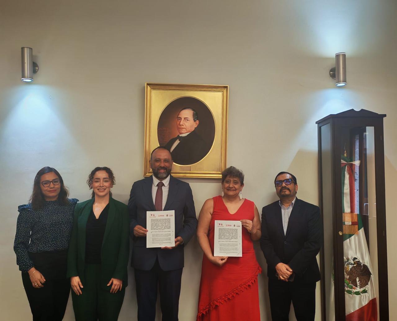 Juárez firma convenio con Fideicomiso Centro Histórico de la Ciudad de México