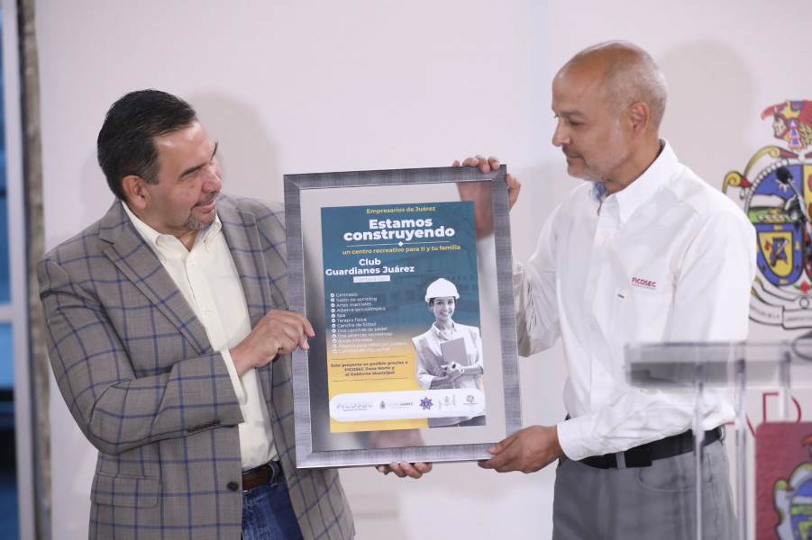 Avanza construcción del parque “Guardianes de Juárez” para policías y cuerpos de rescate