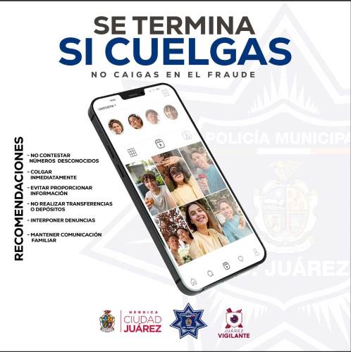 Mantiene la SSPM campaña contra fraude telefónico “Se termina si cuelgas”
