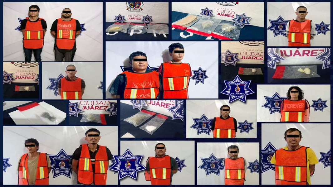 Agentes Municipales detuvieron a 14 personas por delitos contra la salud en hechos distintos