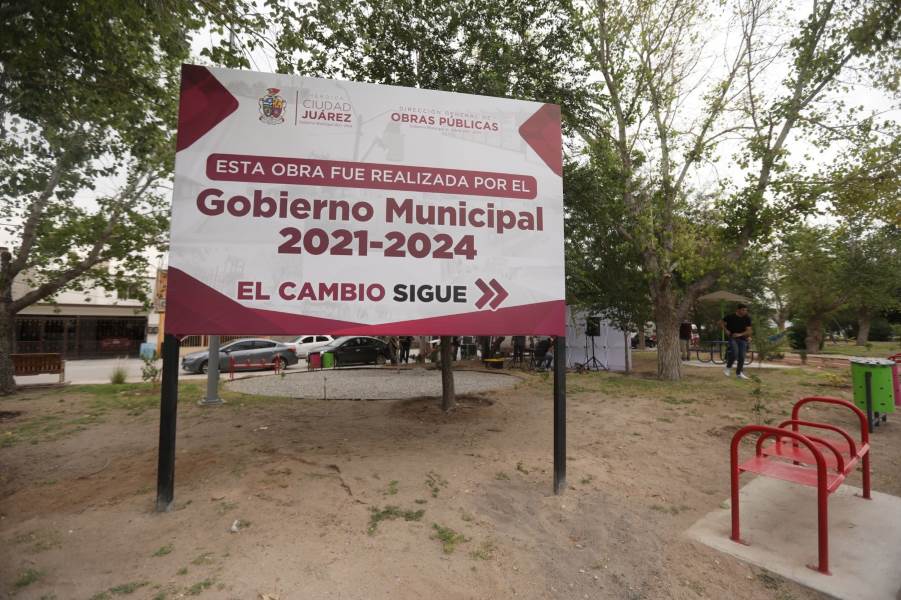 Entregó Presidente parque rehabilitado en Fraccionamiento Valle de Santiago