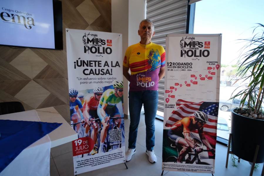 Invitan a colaborar en "Más millas, menos polio"