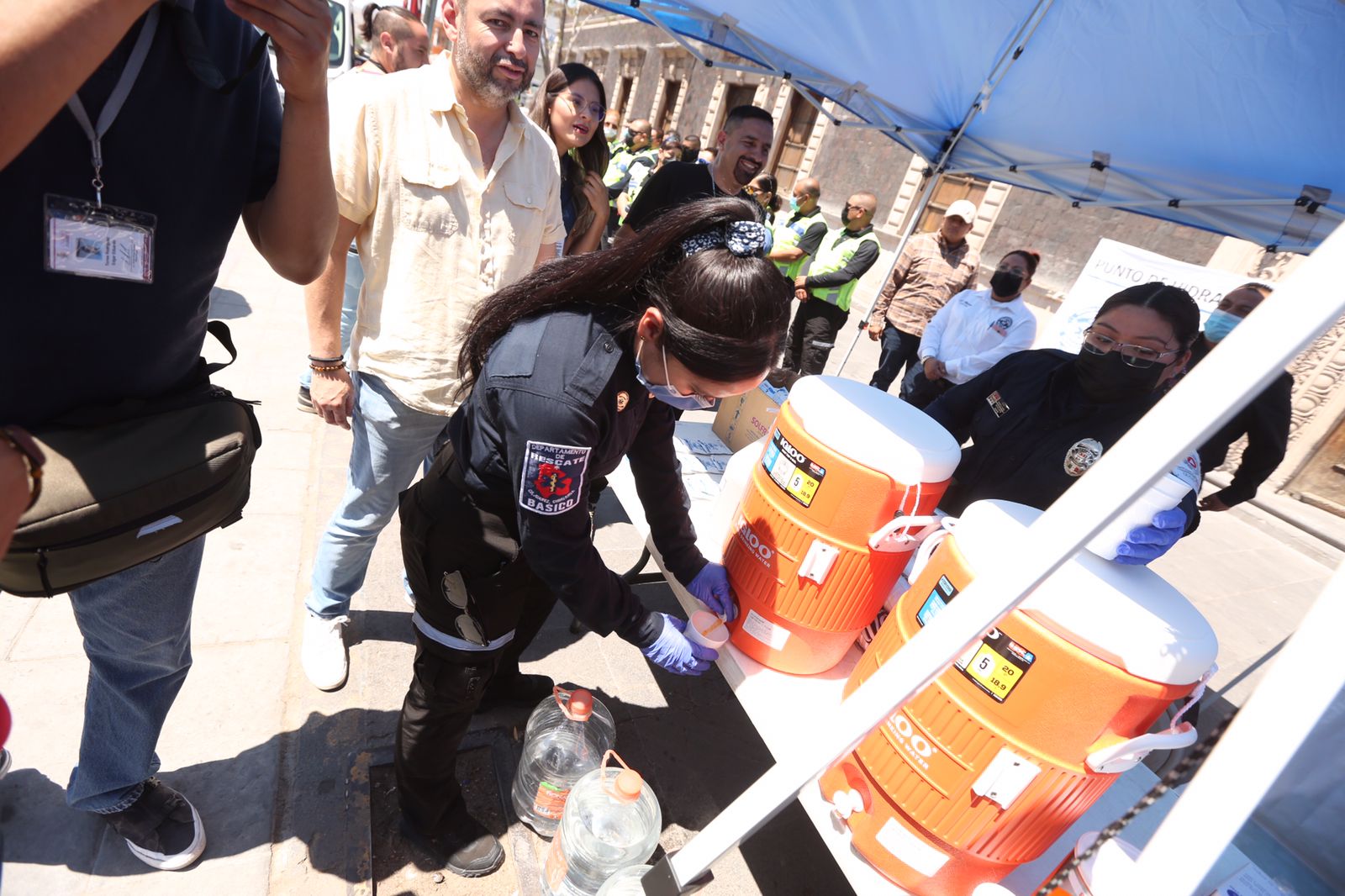 Iniciará municipio con acciones de hidratación para transeúntes y automovilistas.