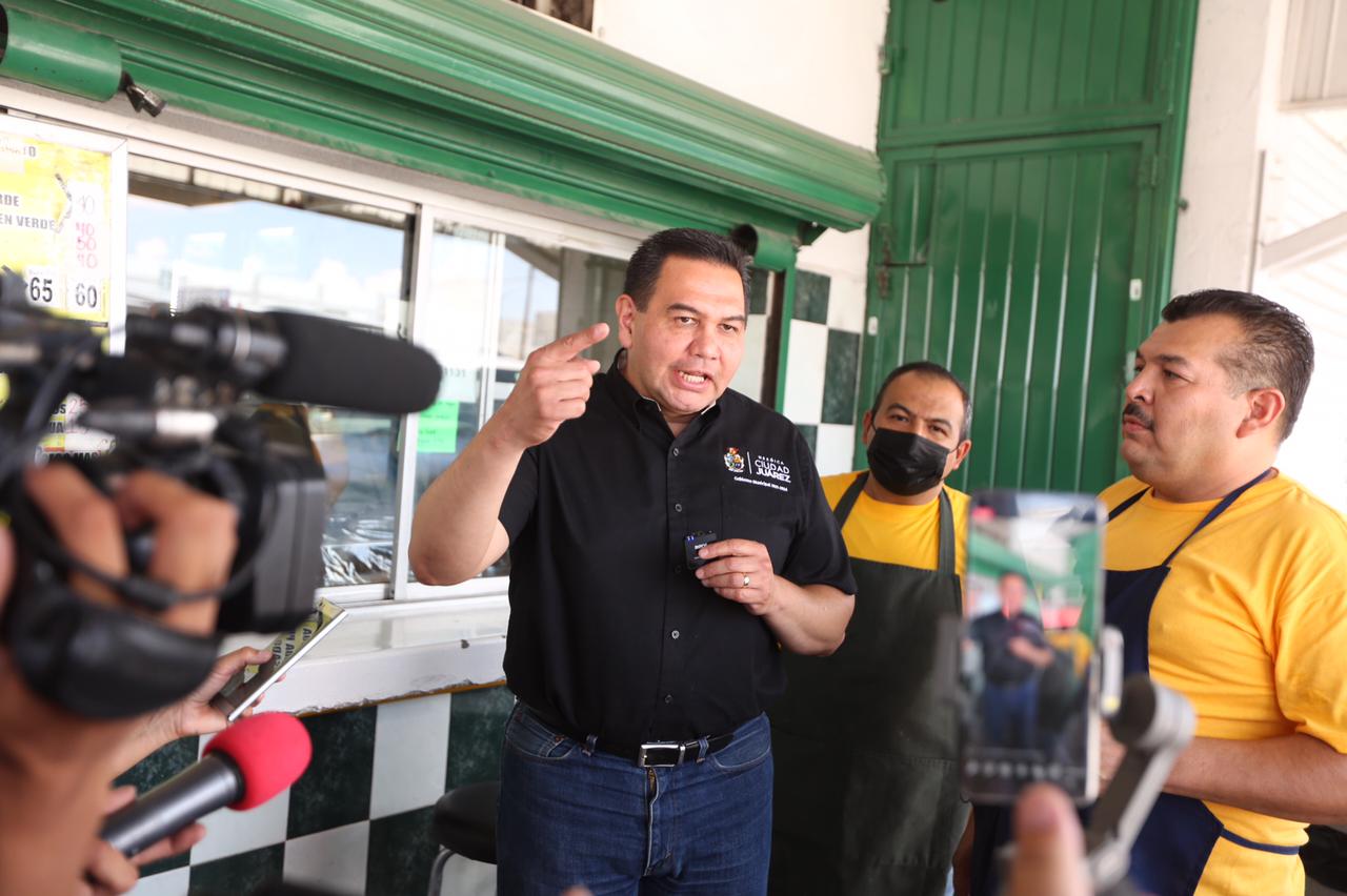 Visitó Presidente Municipal el negocio Gorditas Betty