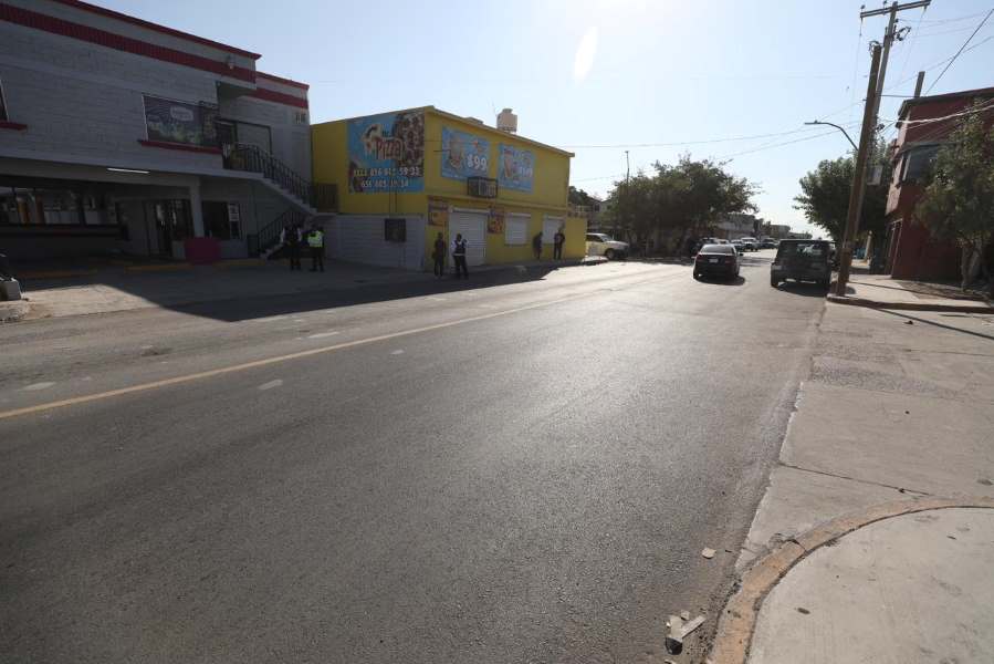 Repavimentan tramo de la calle Sorgo