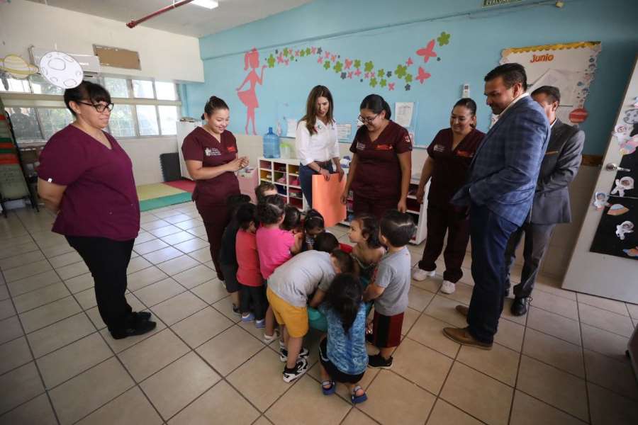 Entregan obras de rehabilitación al Centro de Atención Infantil II