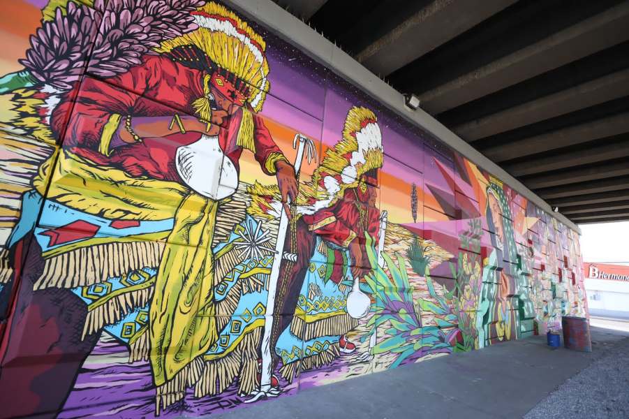 Plasman historia en murales "Frontera, Pintando Nuestra Historia"