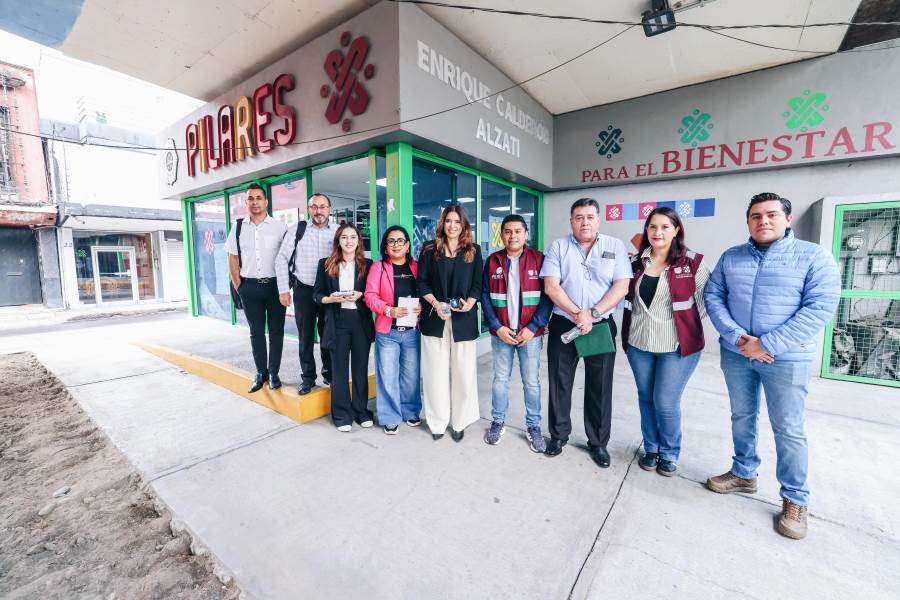 Visita presidenta de DIF Municipal instalaciones del Sistema Pilares en la Ciudad de México