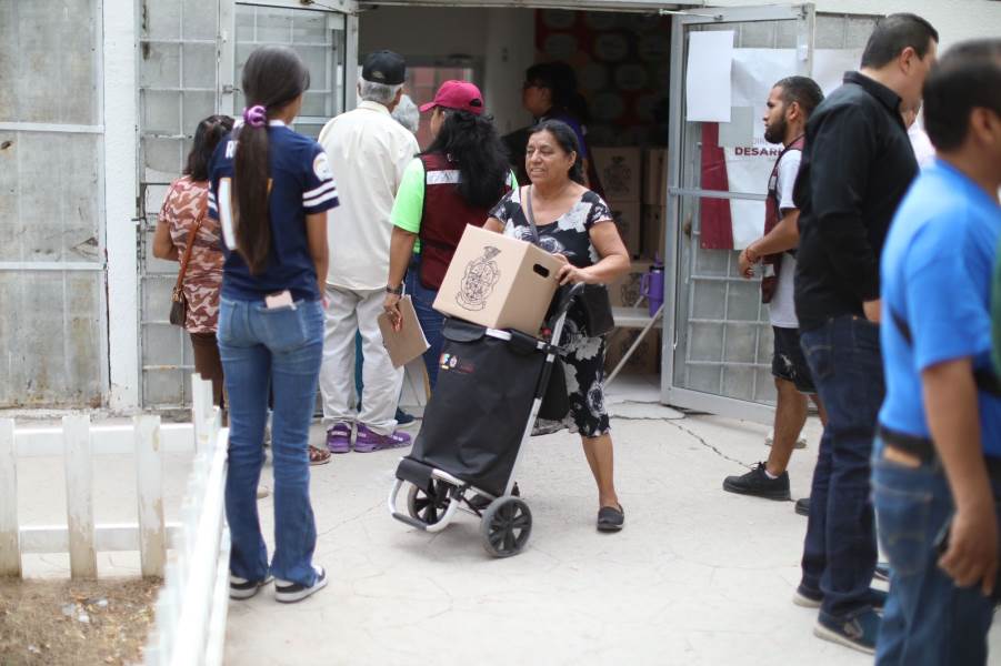 Entregó Desarrollo Social despensas a familias en situación vulnerable