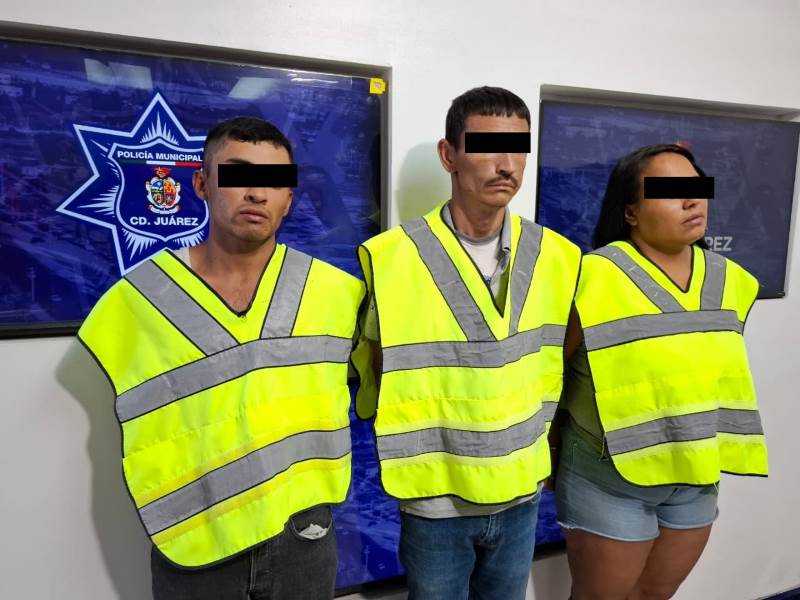 Detienen banda de asaltantes de tiendas y comercios