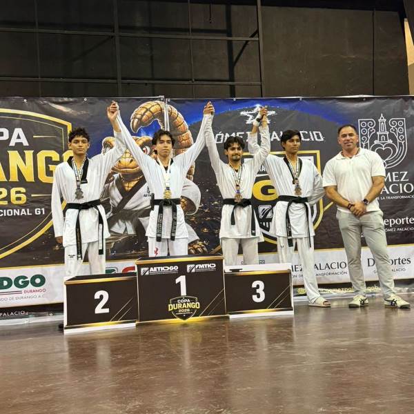 Escuelas de taekwondo de Ciudad Juárez destacan en la Copa Durango 2026