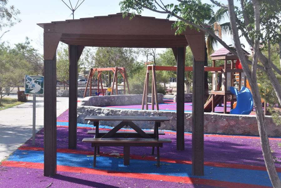 Concluye rehabilitación de parque en la colonia Morelos III
