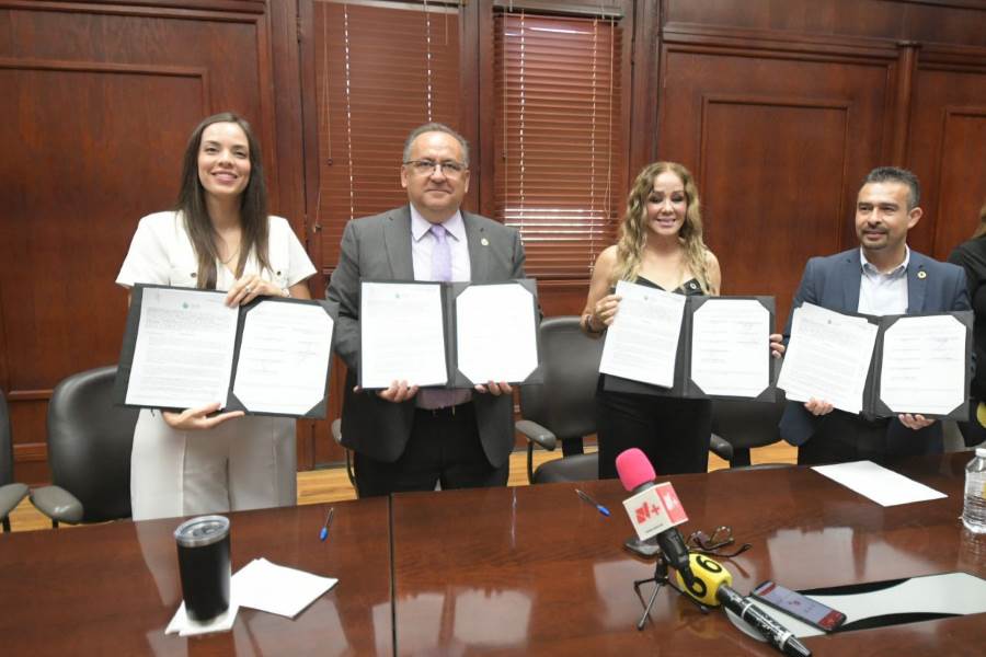 Firma UACH convenio de colaboración con CANACINTRA Delegación Juárez