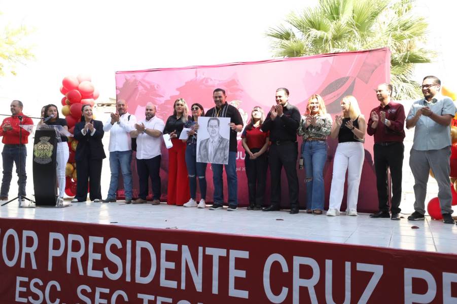 Refuerza Gobierno Municipal Infraestructura Educativa con entrega de obras en tres planteles de Juárez