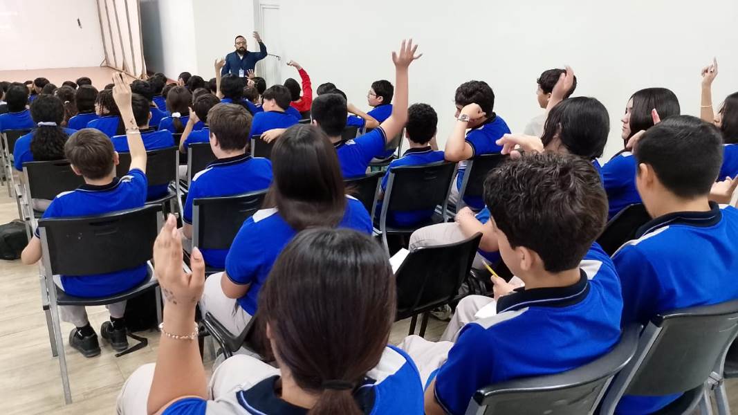 La SSPM imparte plática sobre acoso escolar en Escuela Secundaria Técnica 33