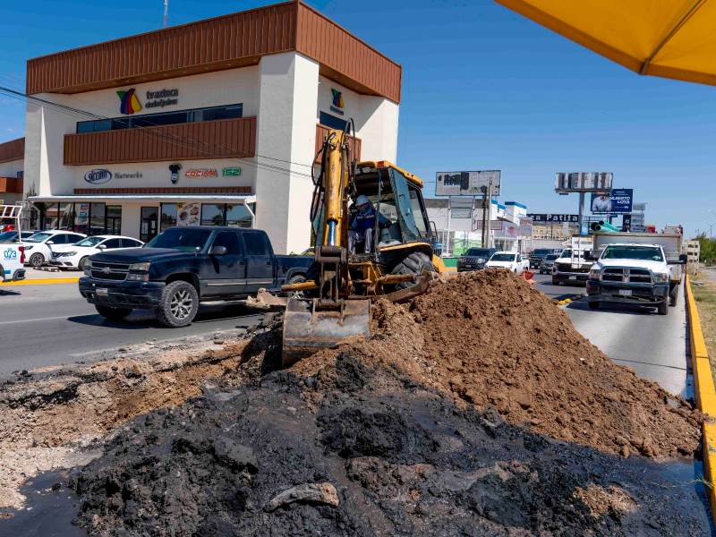 JMAS repara dos hundimientos en avenidas López Mateos y Tecnológico