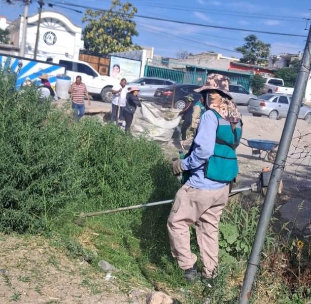 Realizan jornada de limpieza en espacio comunitario de la colonia Libertad
