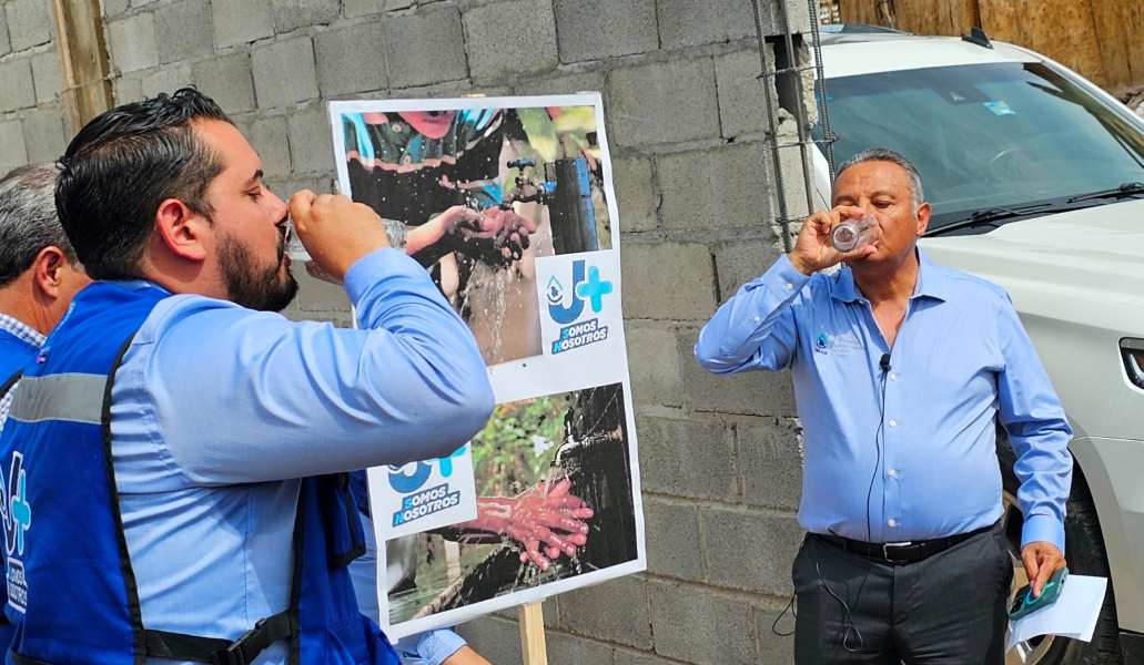 La JMAS inauguró obras de introducción de agua y drenaje