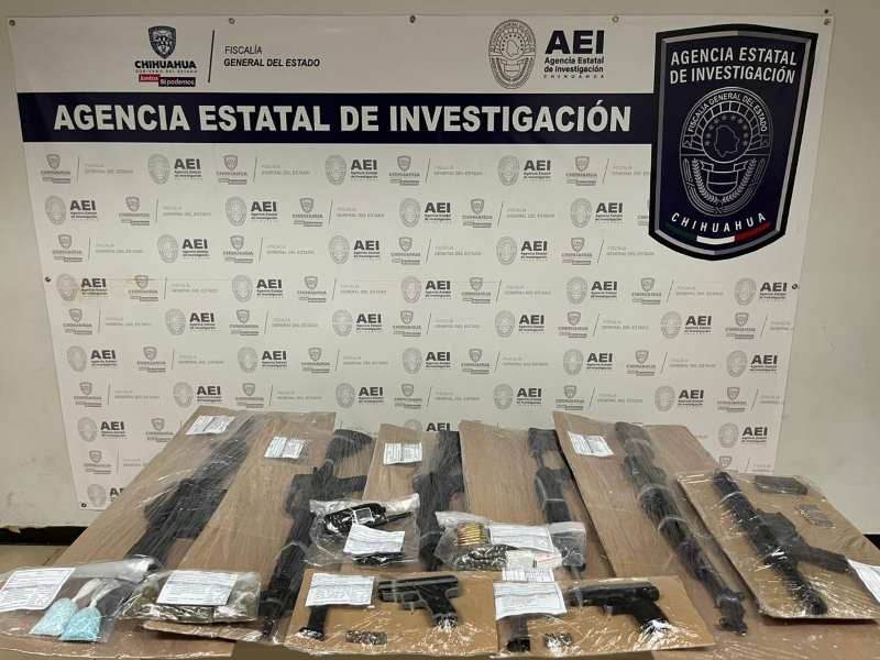 Detiene AEI a sujeto con armamento y droga