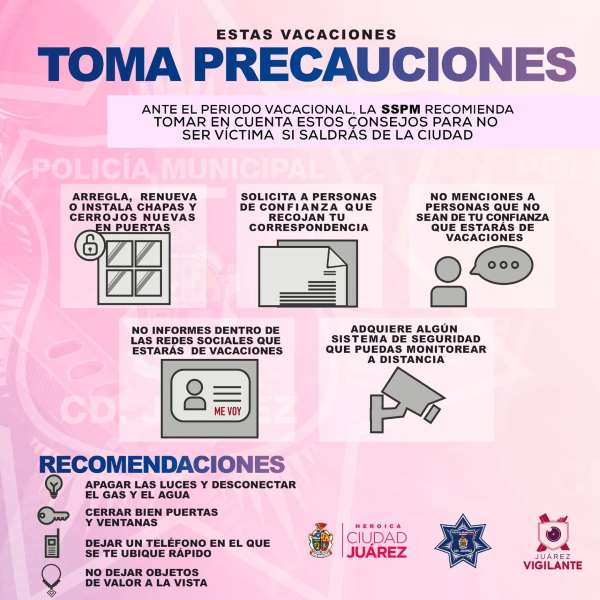 Llaman a prevenir robos en casa-habitación durante próximo periodo vacacional