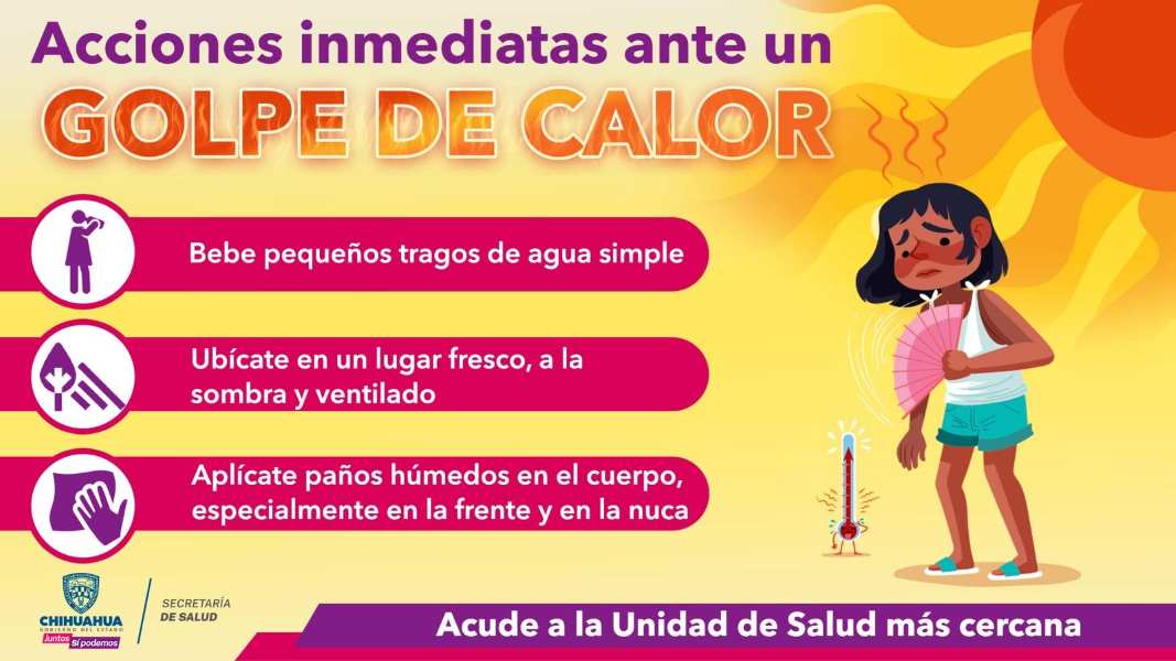 Emiten alerta por ola de calor en el estado