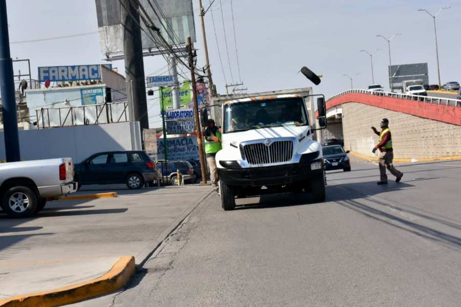 Recogen 250 llantas de la avenida Tecnológico y bulevar Óscar Flores