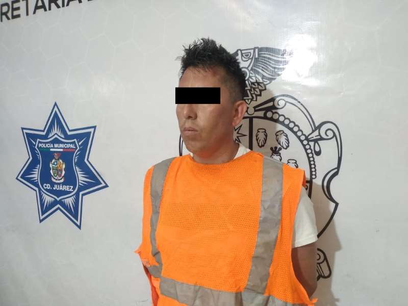 Arrestan a sujeto por el delito de desobediencia y resistencia de particulares