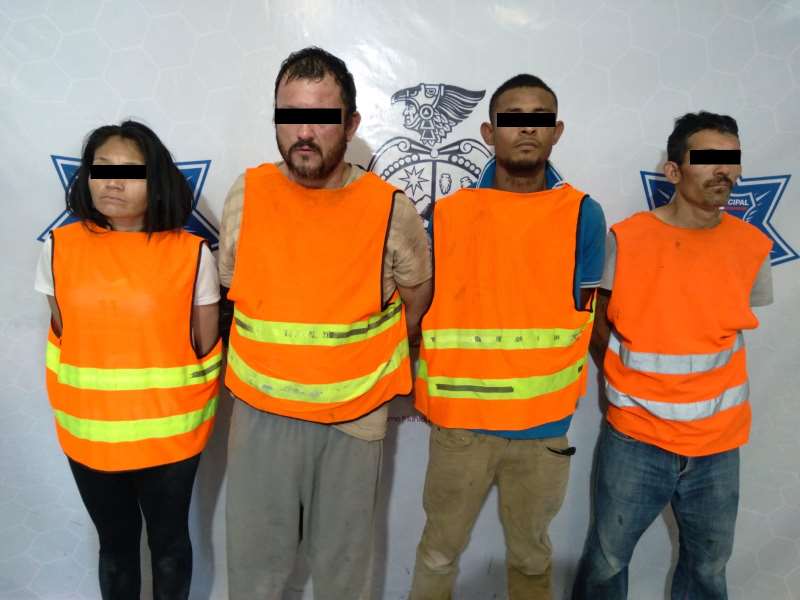 Intentaron prenderlos fuego a policías municipales