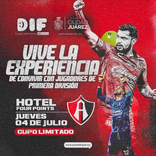 Convoca DIF y Atlas FC a participar en “Valor Rojinegro”