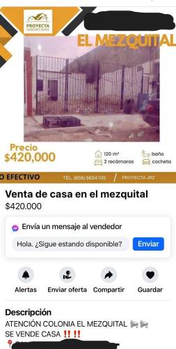 Alerta por venta fraudulenta de viviendas en Ciudad Juárez