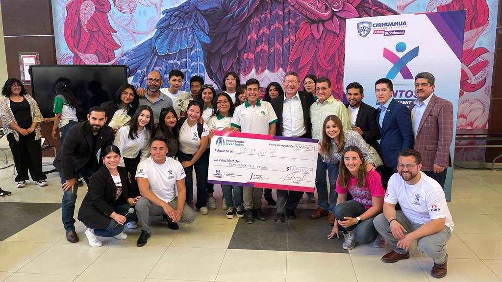 Ganan alumnos del Cecytech 7 Juntos por la Juventud 2023