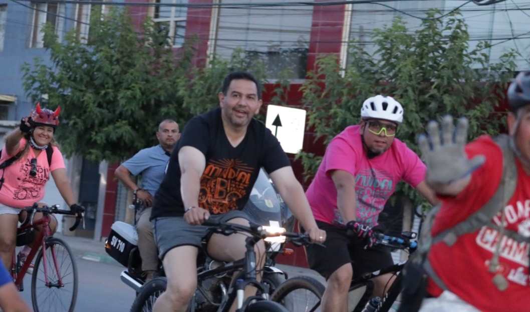 Participó alcalde en rodada en el Día Mundial de la Bicicleta