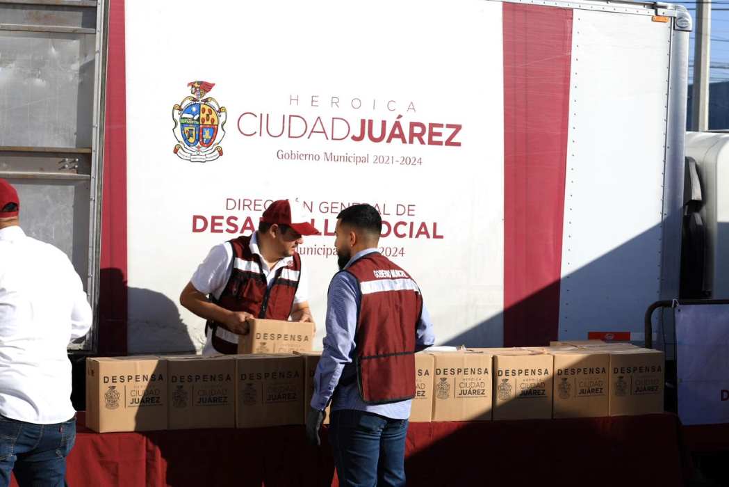 Entregó Desarrollo Social dos mil despensas en Cruzada por Juárez