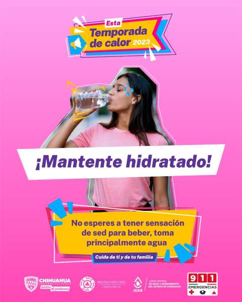 Alerta Protección Civil Estatal ante altas temperaturas