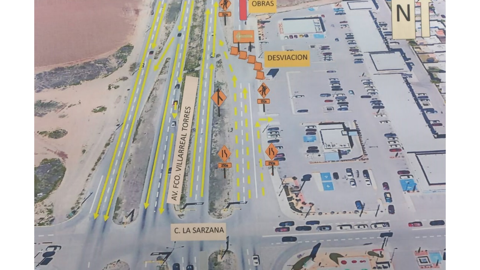 Cerrarán un tramo de la Francisco Villarreal Torres