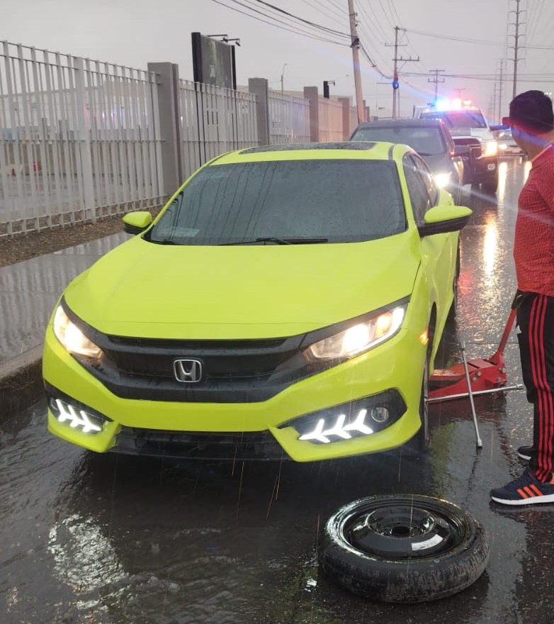 Atendió Seguridad Vial estragos de la lluvia