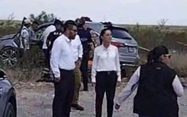 Equipo de avanzada de Claudia Sheinbaum se accidenta; un fallecido