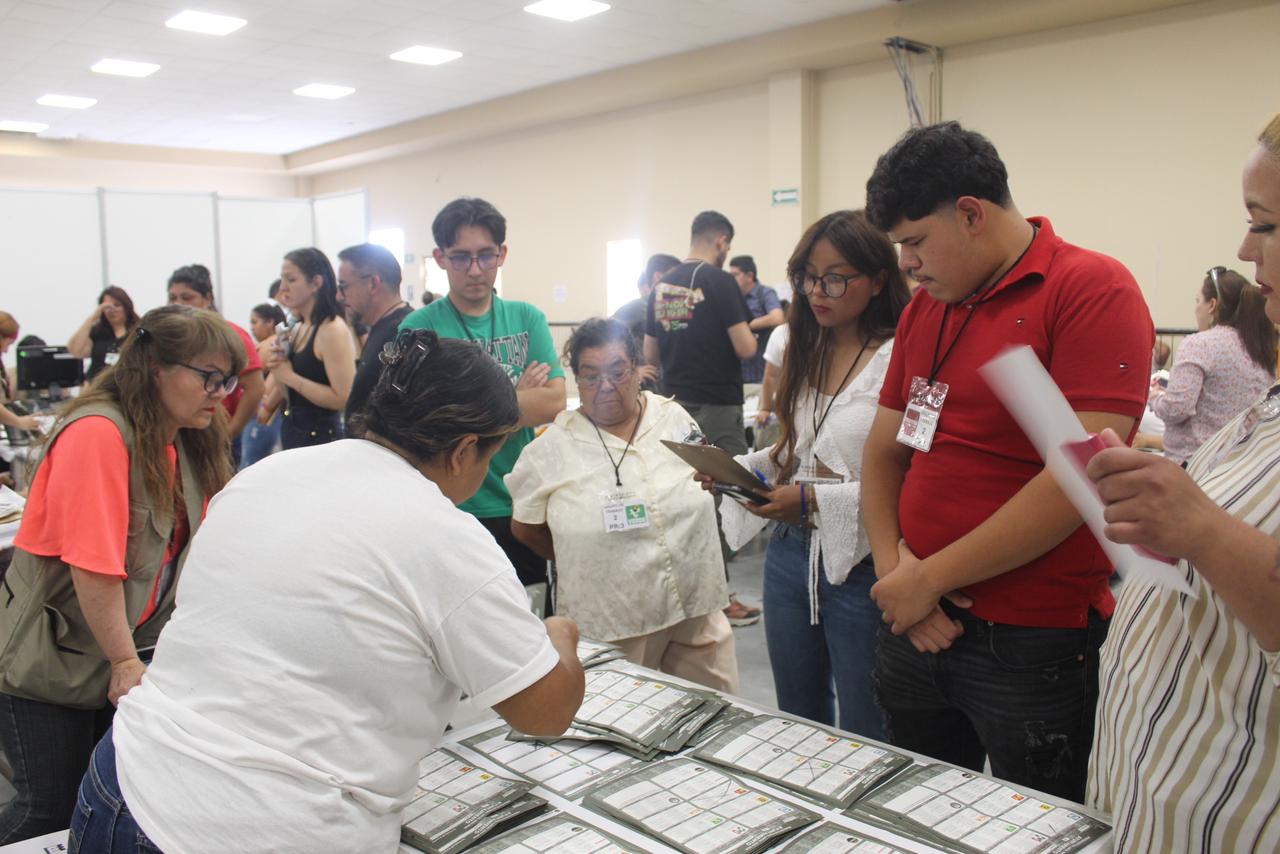 Avanza AME en el cómputo de casillas con participación activa de los partidos políticos.