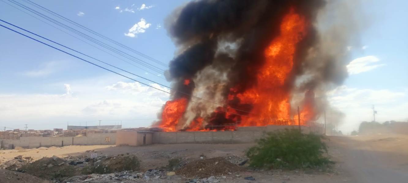 Detienen a presunto responsable de ocasionar incendio en “tarimera” en el Kilómetro 27