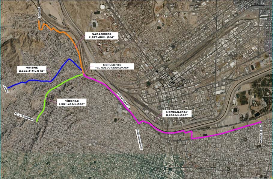 Lanza la JMAS licitación para obra de reposición del colector Norzagaray