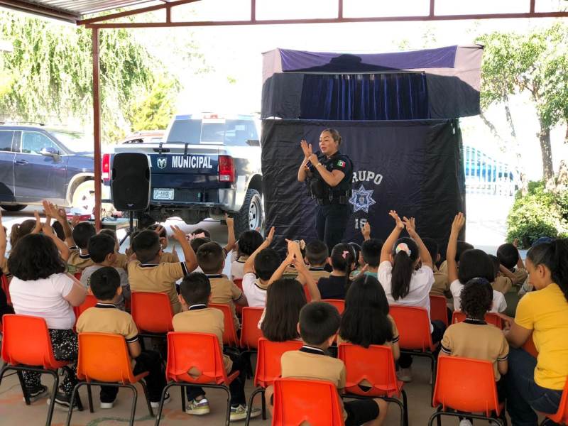 Mantiene la SSPM temas preventivos a través de “Teatrino”