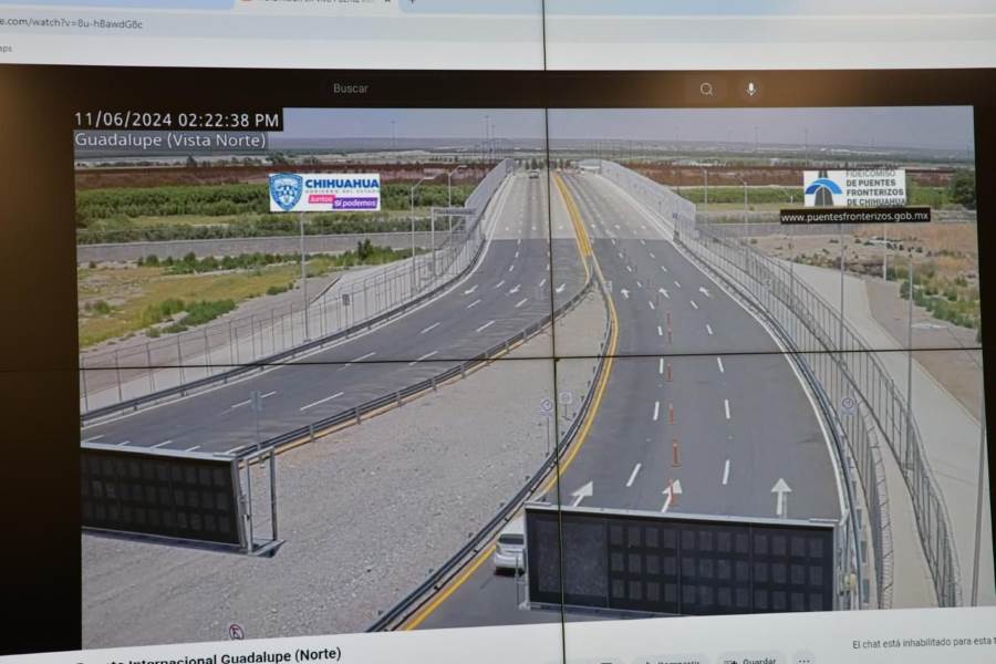 Instaló FPFCH video cámaras en el Puente Internacional Guadalupe