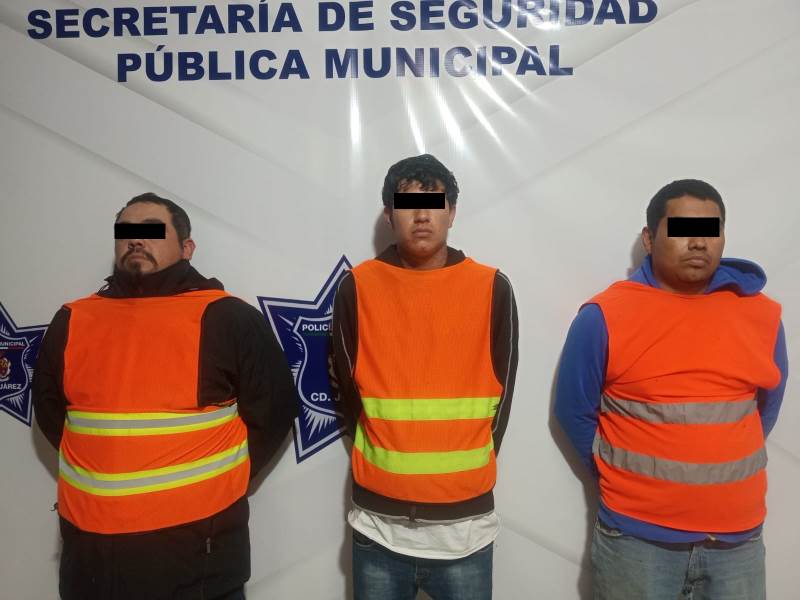 Detienen a tres sujetos por el delito de privación ilegal de la libertad