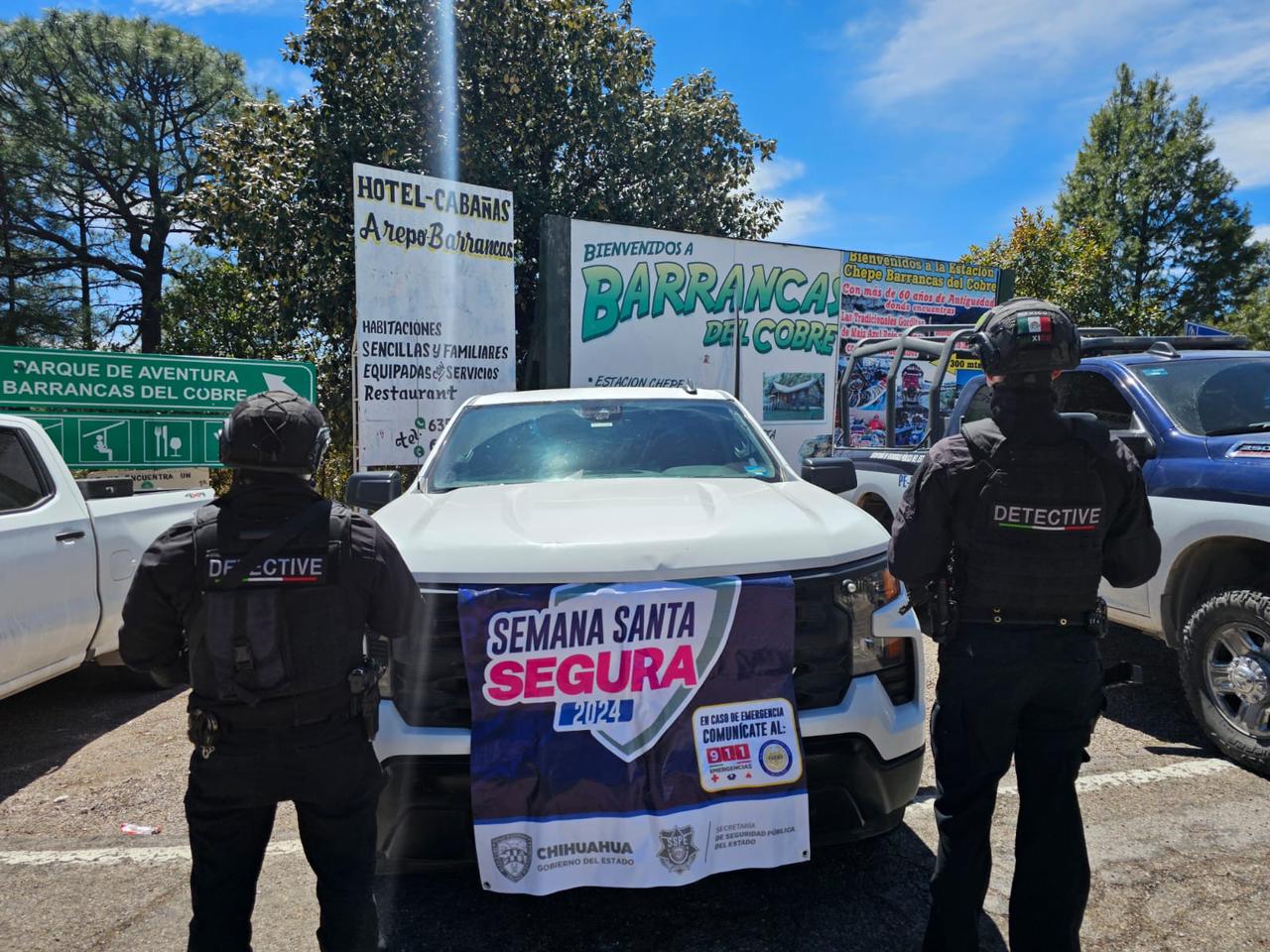 Refuerzan despliegue de policías estatales en puntos turísticos.