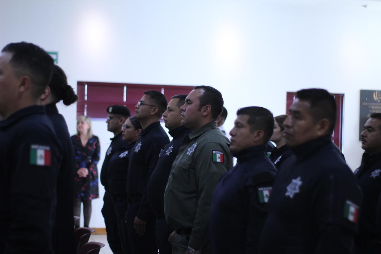 Finalizan policías estatales el diplomado de Análisis Estratégicos para el Control de Narcomenudeo.