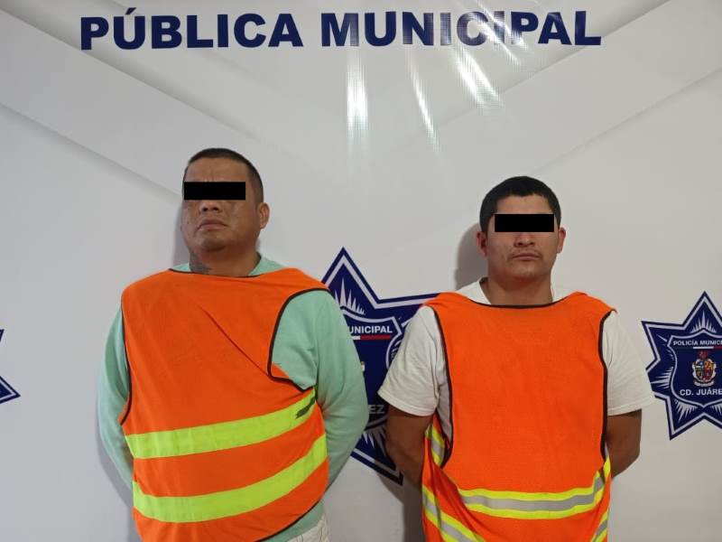 Detienen a dos presuntos sicarios tras cometer crimen
