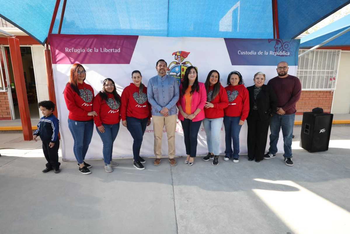 Entregaron obras de rehabilitación en el Jardín de Niños Simón Bolívar