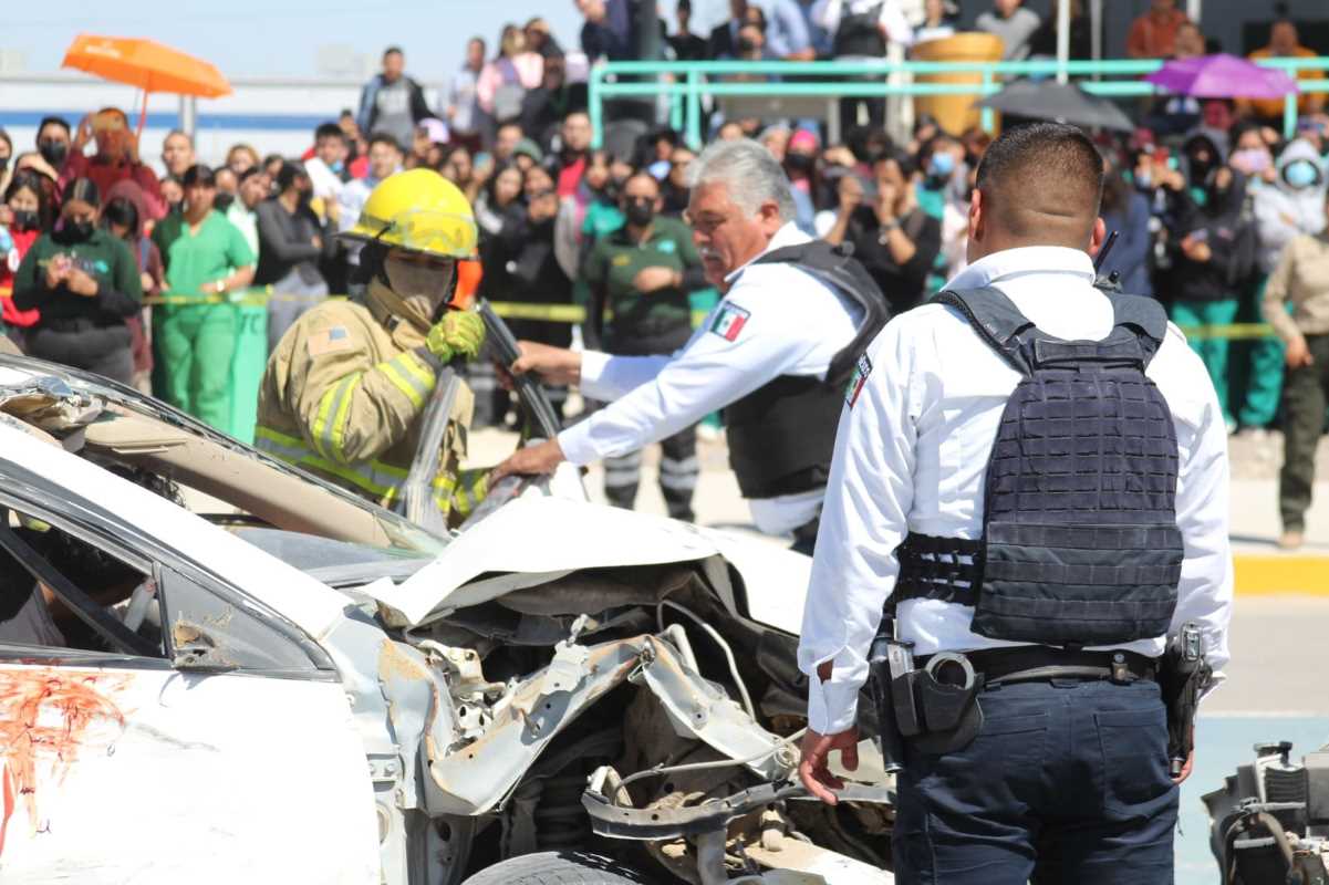 Sensibilizan a estudiantes sobre accidentes viales